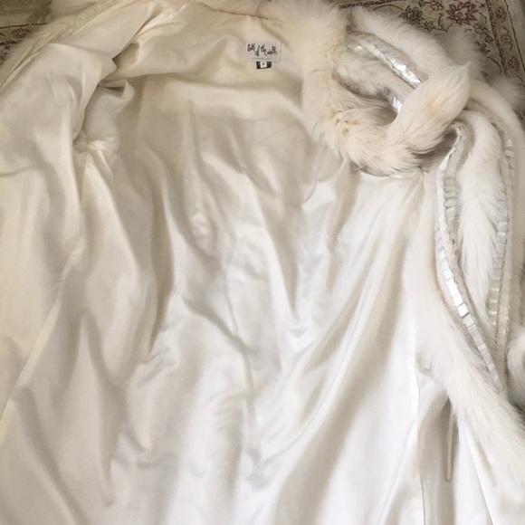 Vtg TALK OF THE WALK Fur Coat Open Front stunning - Picture 15 of 15
